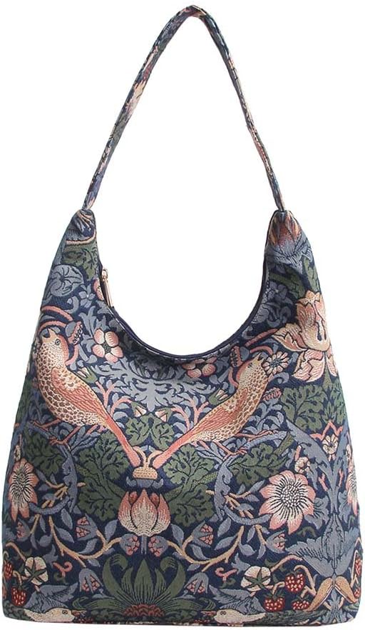 SignareTapestry Hobo Shoulder bag slough purse for Women with Garden Design
