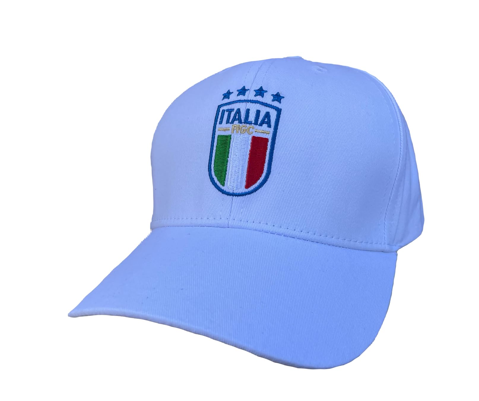 Cappello Italia Ufficiale Nazionale Calcio Berretto Tifoso Azzurri Bianco