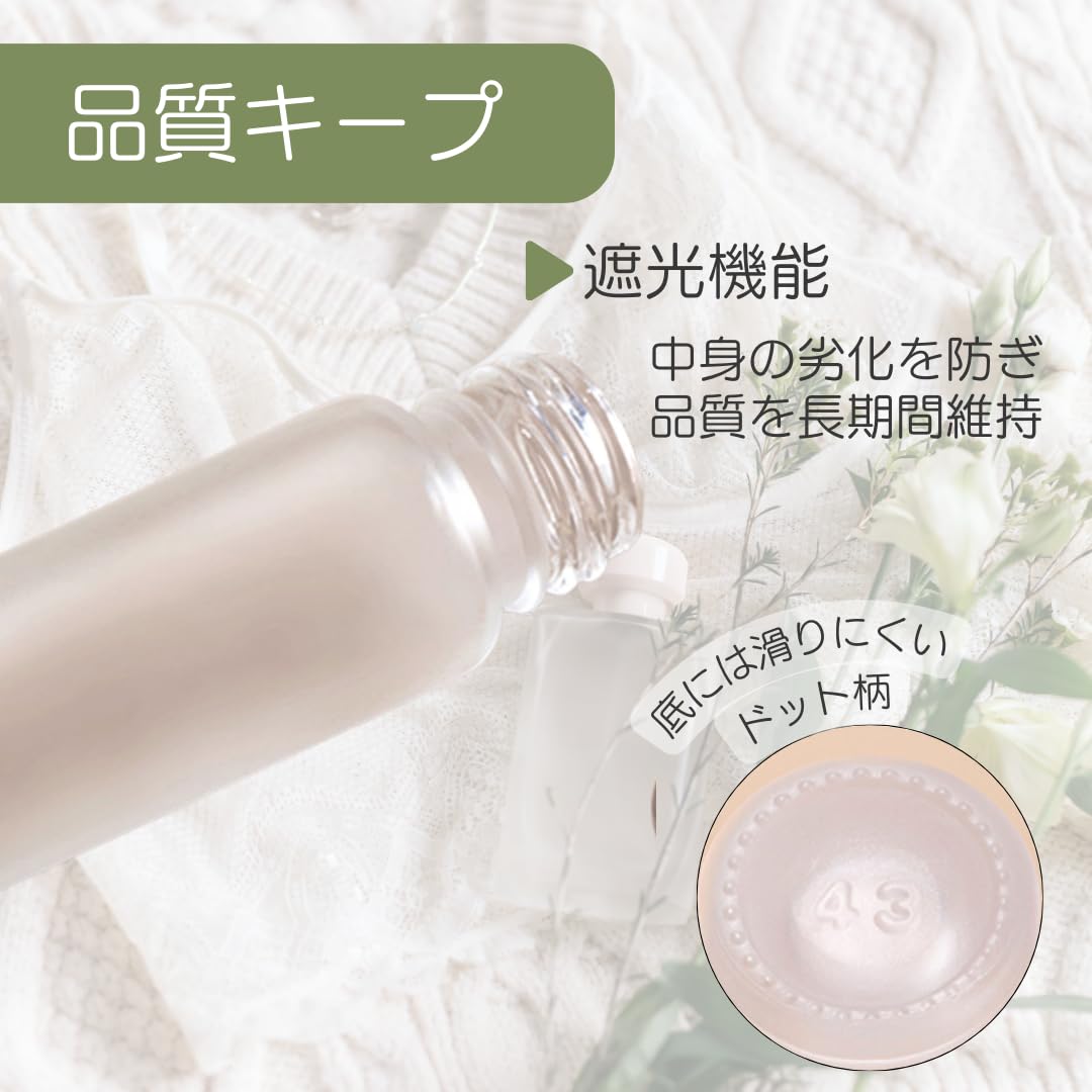 Amazon.co.jp: I'm so happy ロールオンボトル 10ml 遮光 詰め替え
