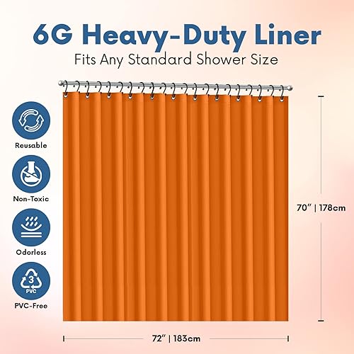 Miniatura 2 de Cortina de ducha italiana hecha de vinilo impermeable anti-moho