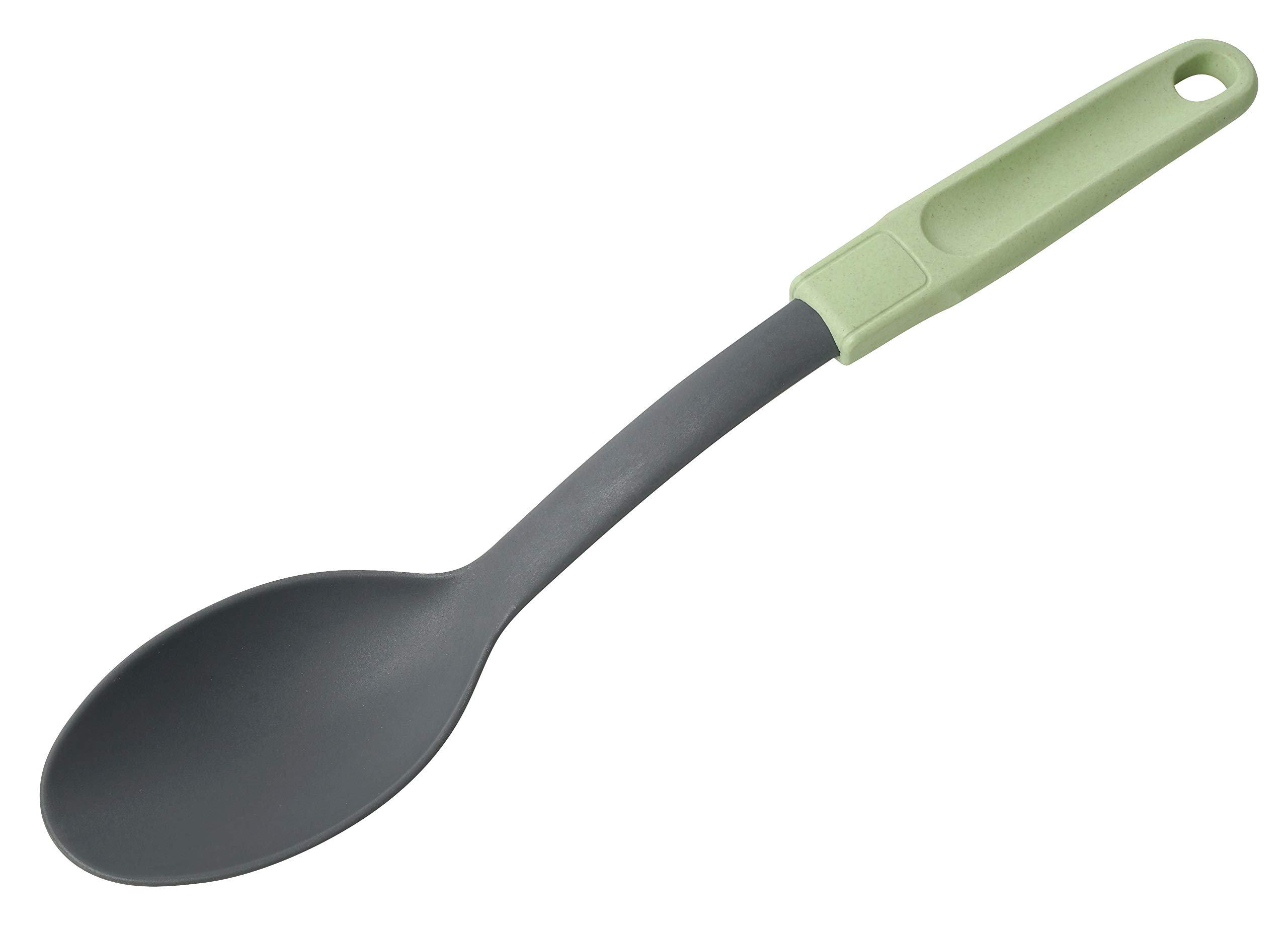 FACKELMANN Serving Spoon 32 cm, Plastic, Mint Green/Light Grey, 330 x 60 mm