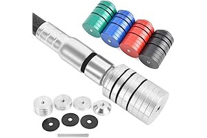 Wolfman Archery Bow Stabilizer Weight Kit Balance Bar Bow Riser Counterweight Freestyle (Black)