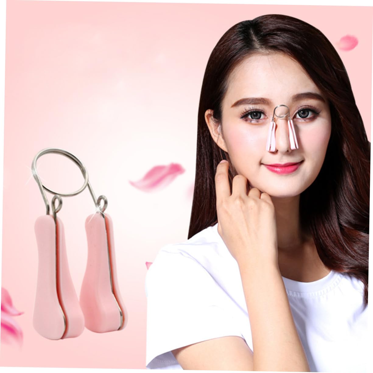 2pcs Nose Shaper for Mask Beauty Nose Shaper Tool Face Lifting Clip Bridge Straightener Women Ladies
