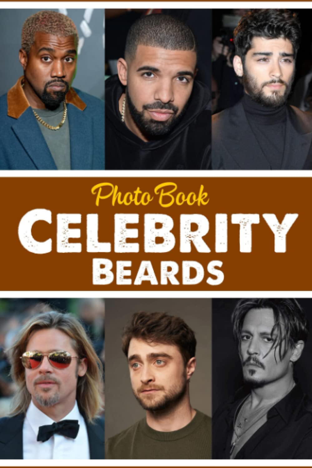 Celebrity Beards Photo Book: Hollywoodian Beard Pictures With Male Celebrities For All Ages To Relieve Stress And Get Creative