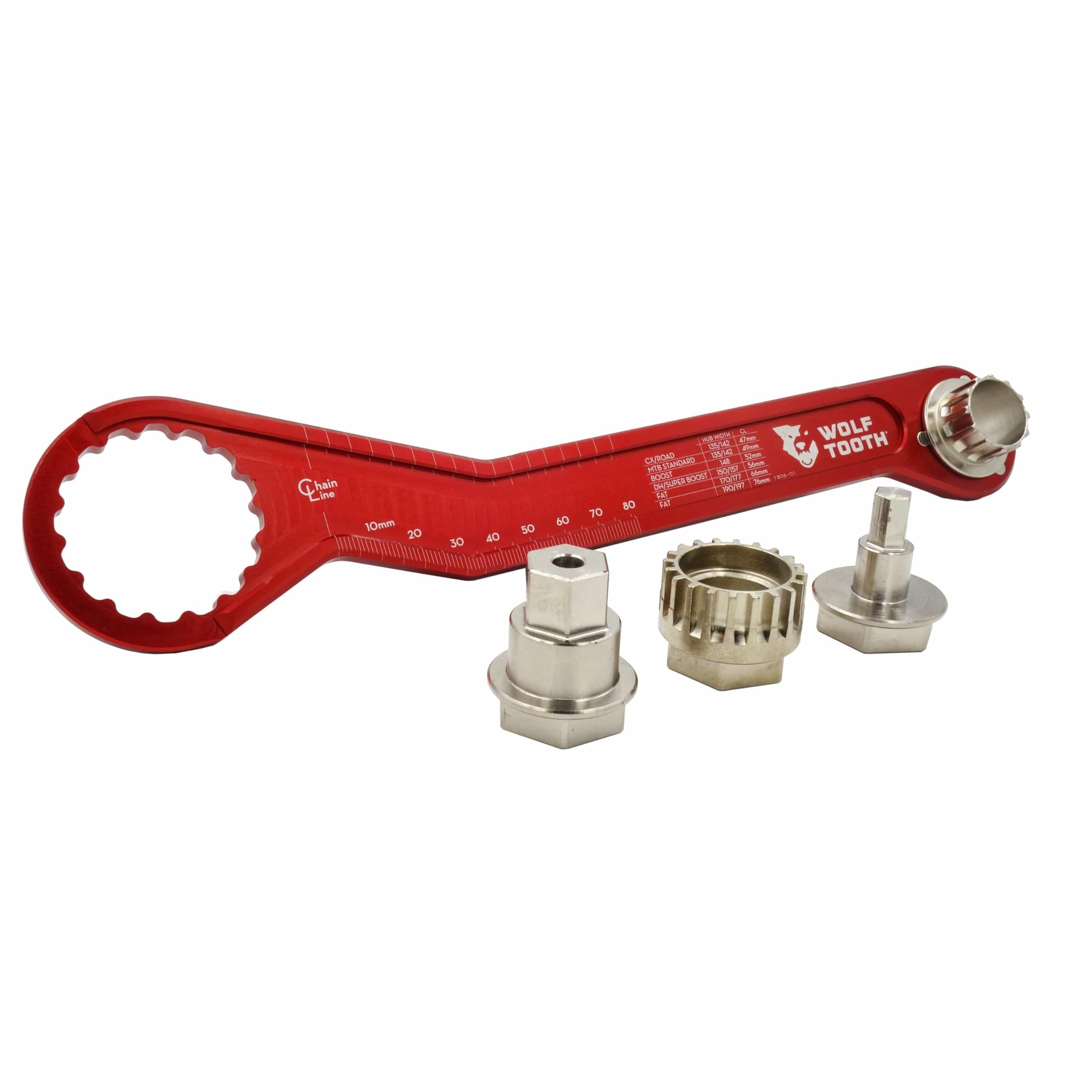 Wolf Tooth Components Pack Wrench And Inserts Kit Red, One Size