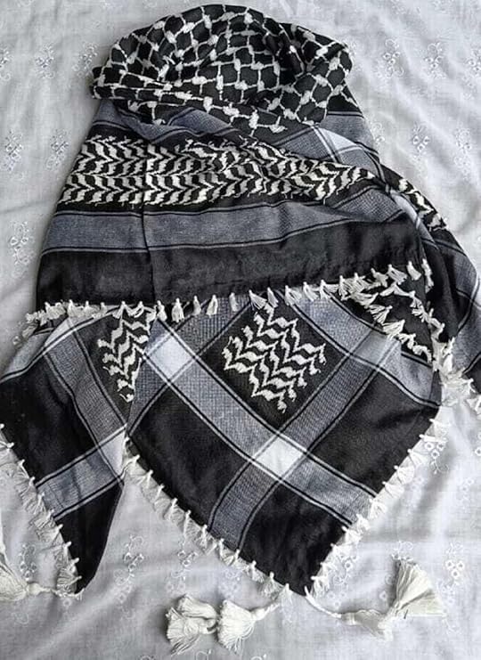 Arab Keffiyeh Shemagh Original Palestine Scarves Kufiya Arafat Cotton Hatta Scarves Bandanas Iraq Desert Scarves - 100% Cotton Keffiyeh Scarves Wrap for Men And Womens3