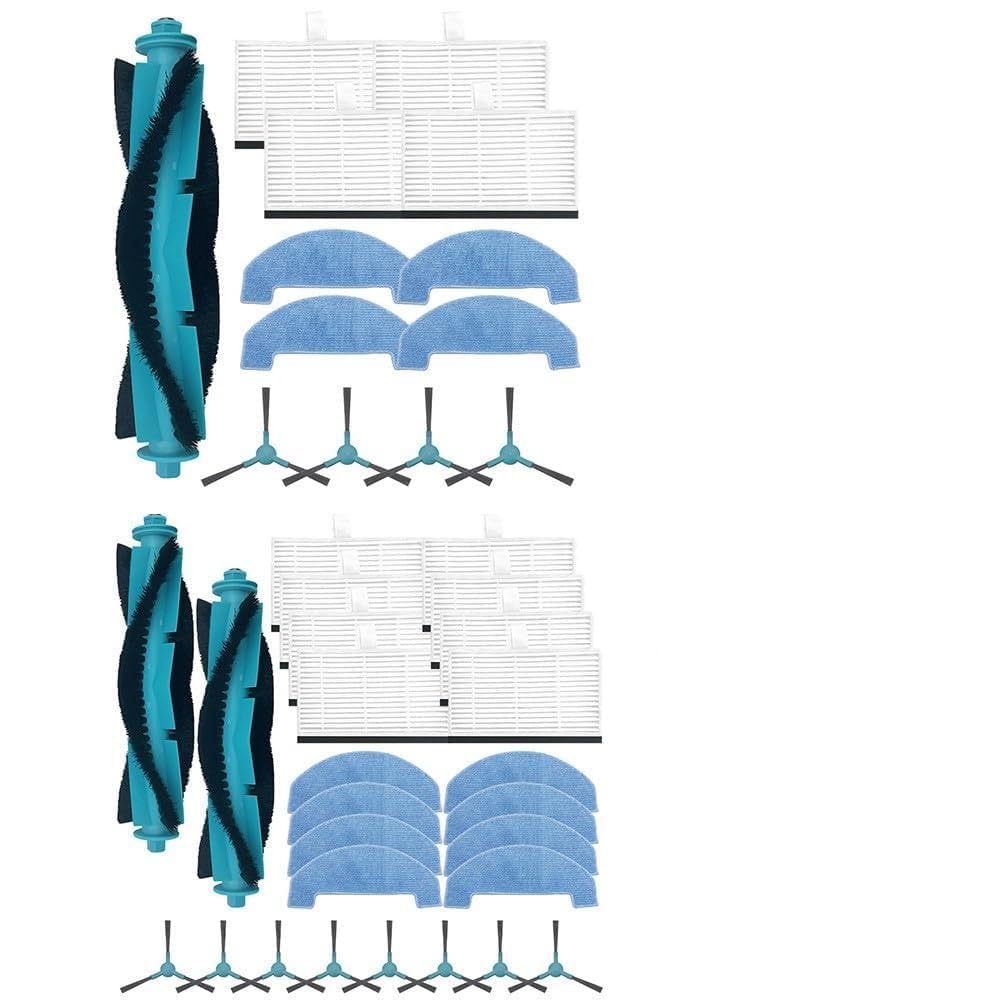 Kit de pièces de rechange pour Conga 7690, brosse principale, brosses latérales, filtre, serpillères, accessoires de nettoyage en profondeur pour poils d'animaux, 1 paquet