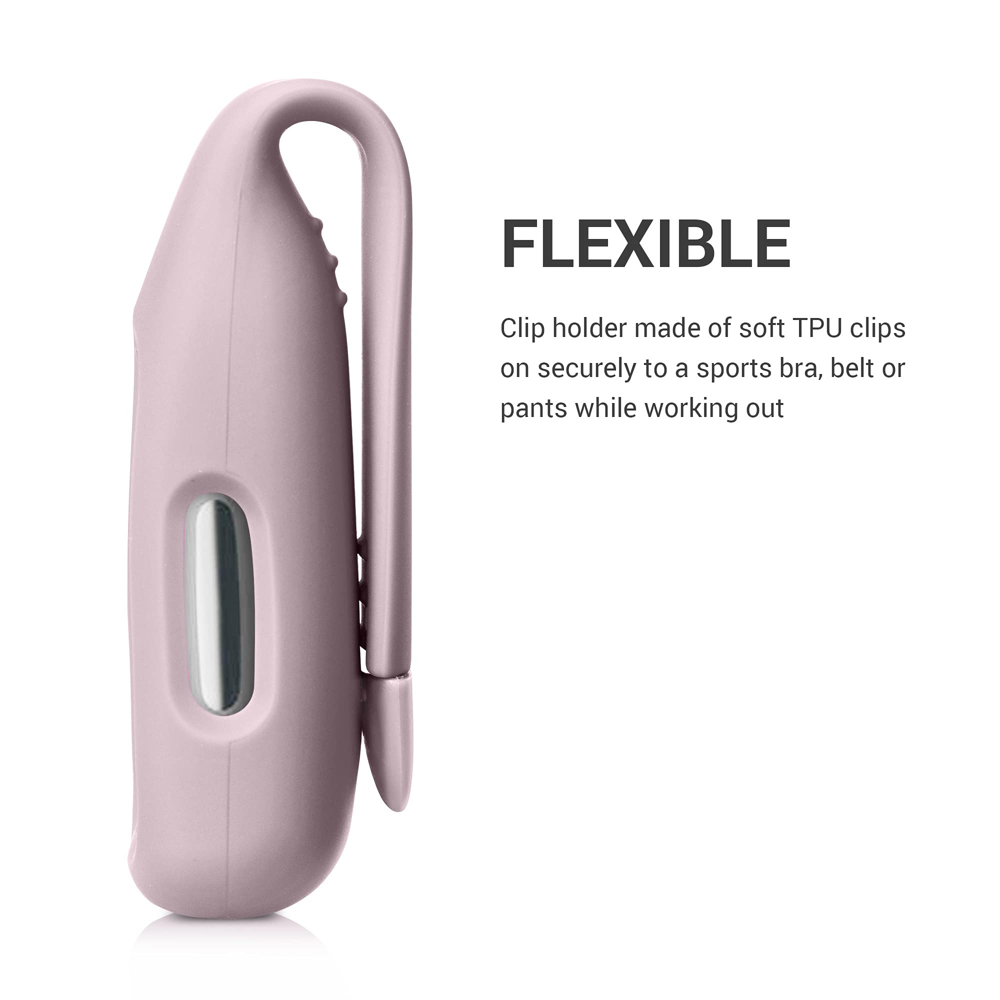 Kwmobile 2X Fundas Compatible Con Fitbit Inspire 3 / Inspire 2 / Ace 3 - Case Para Smartwatch De Silicona - Lavanda Pastel/Rosa Palo