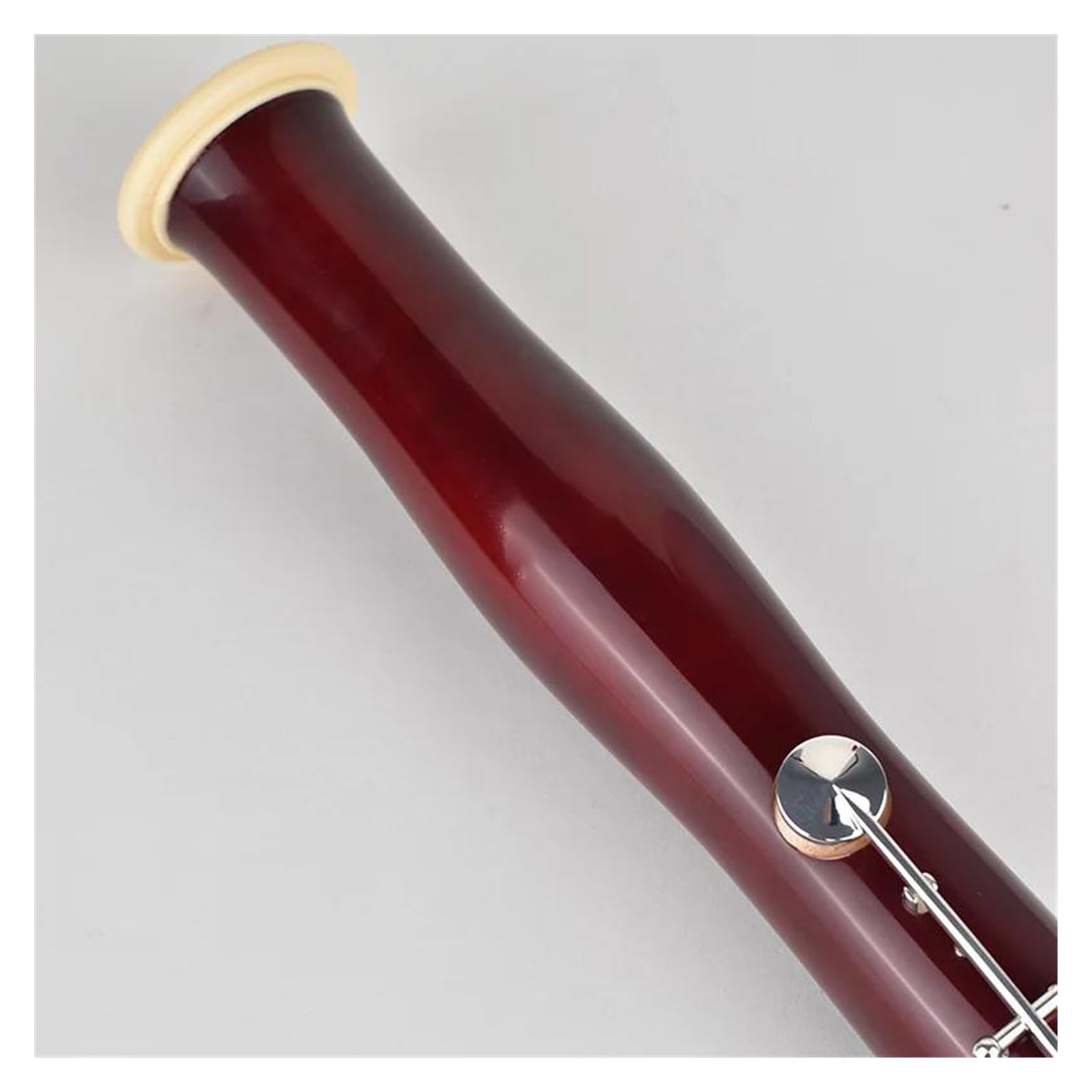 Fagotto Tono C Con Bottone In Rame Bianco Placcato Argento Fagotto Con Corpo In Tubo D'acero Con Custodia E Accessori Fagotto Per Principianti
