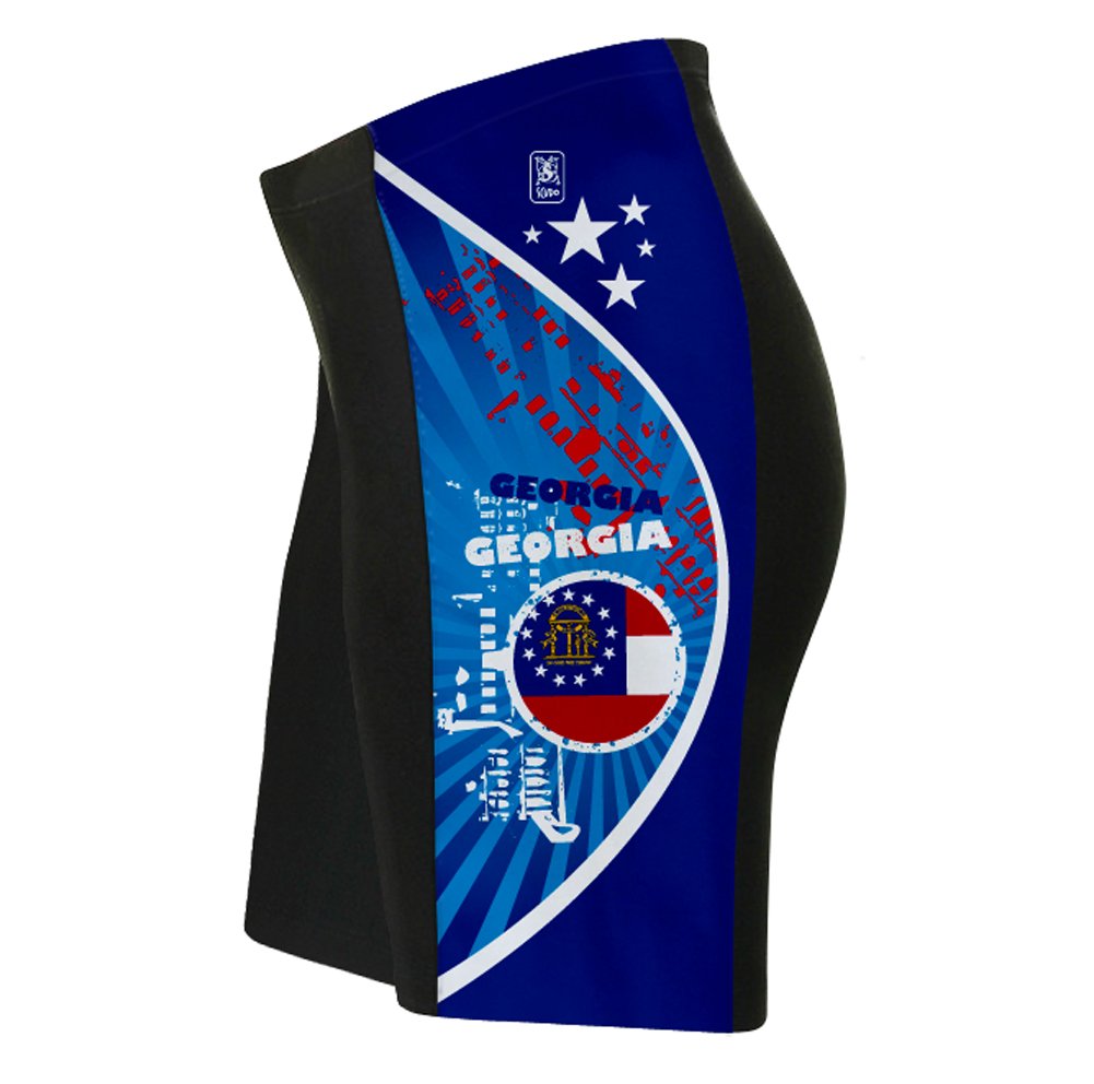 Georgia Cycling Shorts for Men - Size 4XL Black