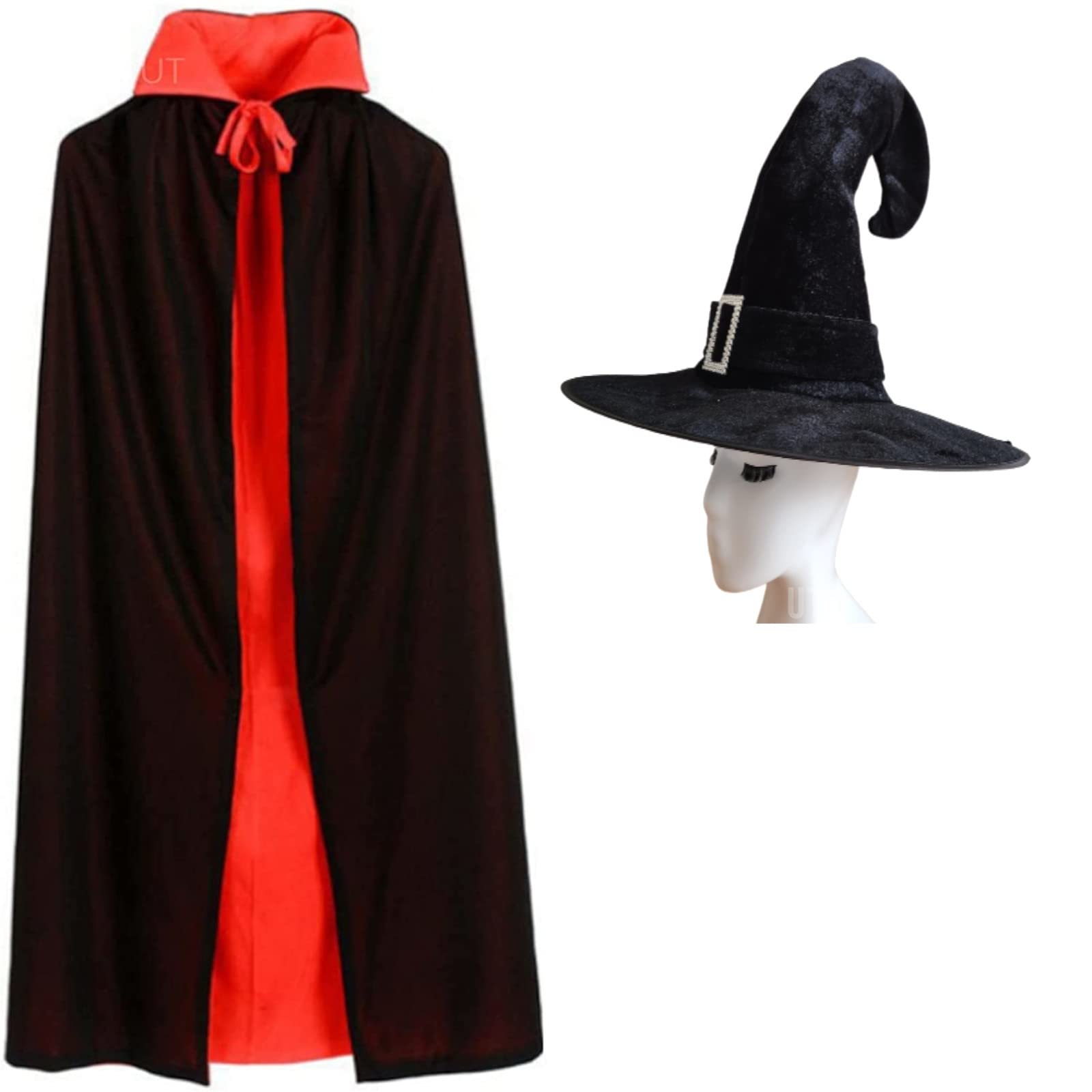 Amazon.co.jp: UTST コスプレマント 黒 フードなし 魔女 ハット 魔女