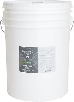 Soothing Touch Nut Free Lite Massage Oil, Unscented, 640 Ounce