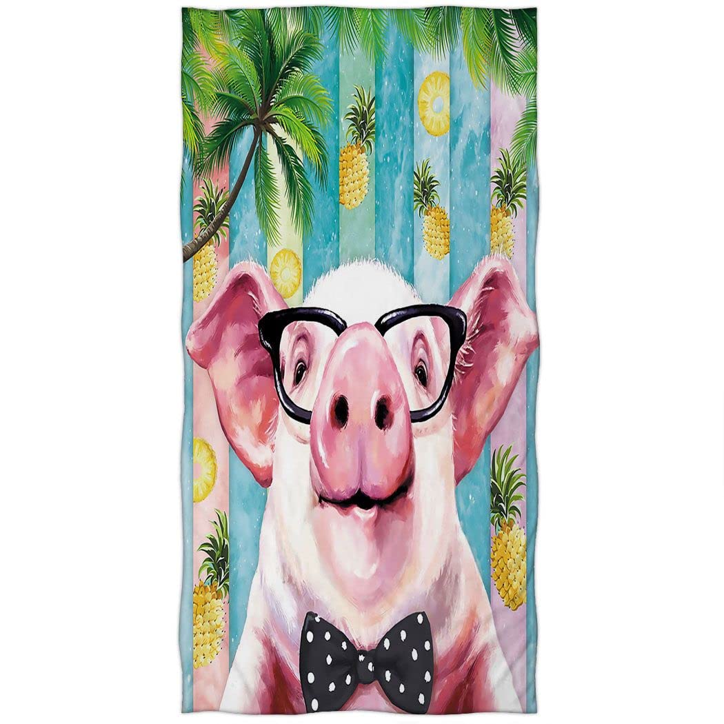 Asciugamano Da Bagno Zomer In Microfibra Con Motivo Giraffa - 70x140 Cm, Morbido, Assorbente E Ad Asciugatura Rapida, Grigio, Per Bagno, Palestra, Spiaggia