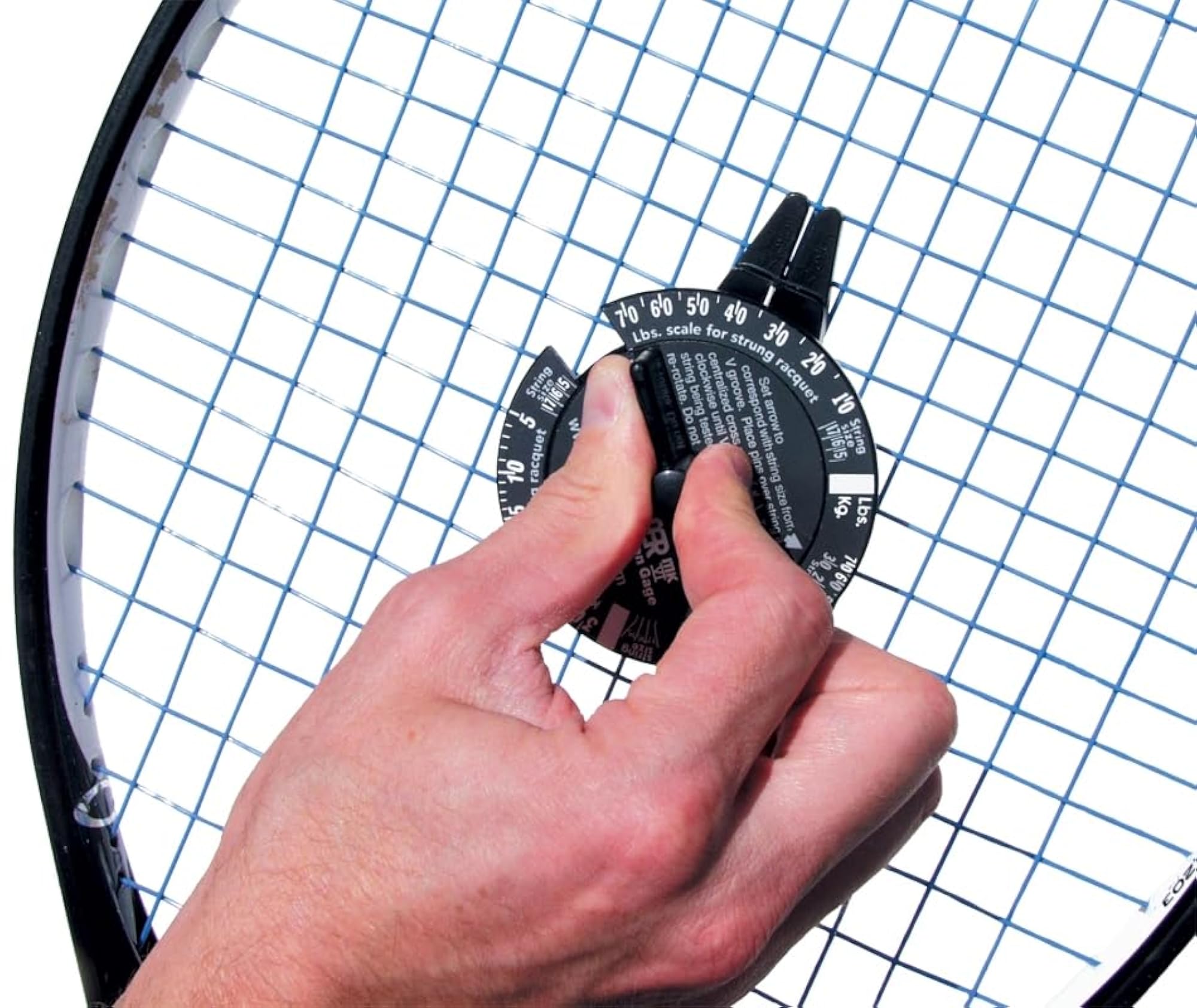 String Meter for Tennis Rackets