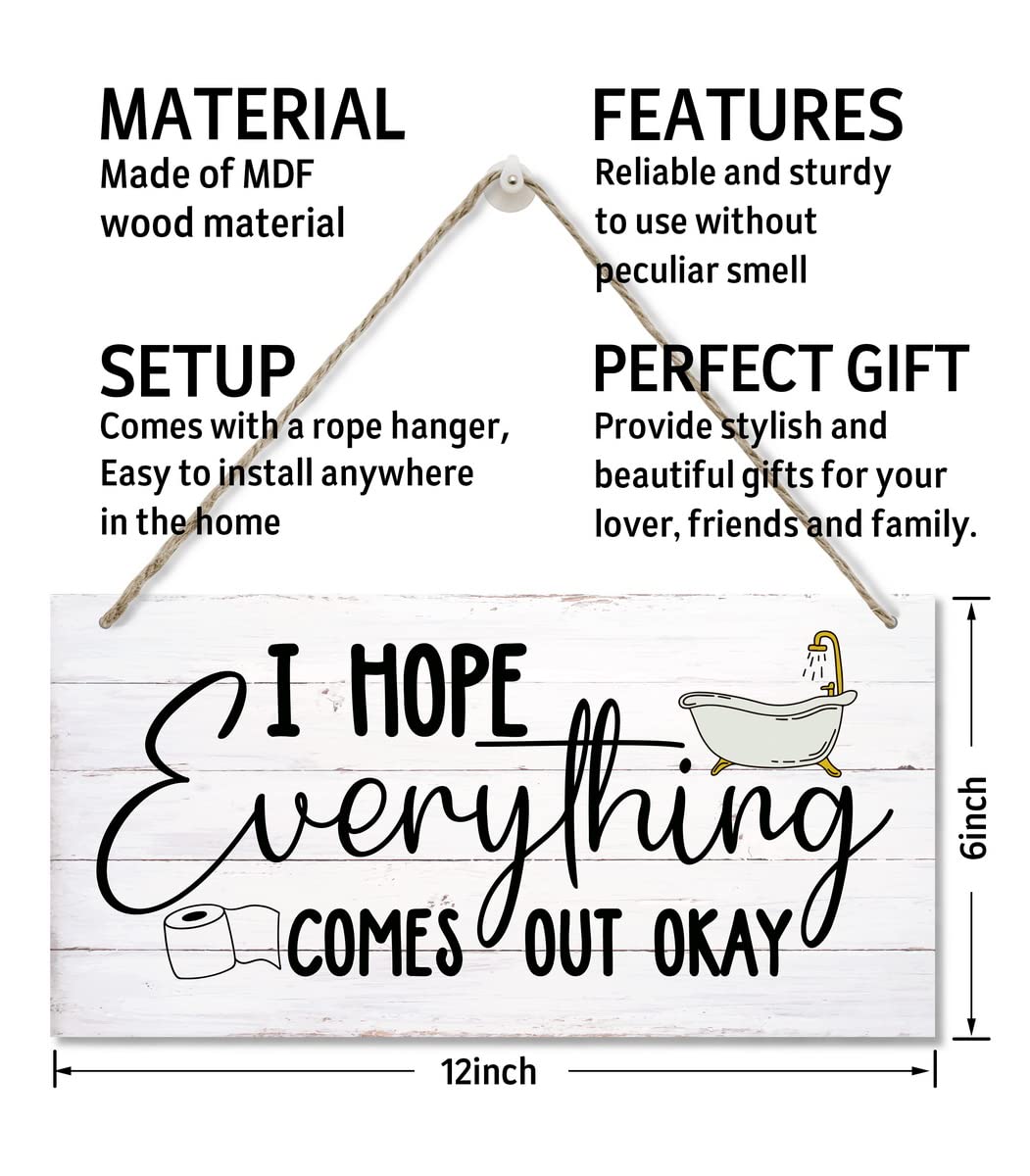 Serenity Prayer Sign, Printed Wood Plaque Sign Wall Hanging,