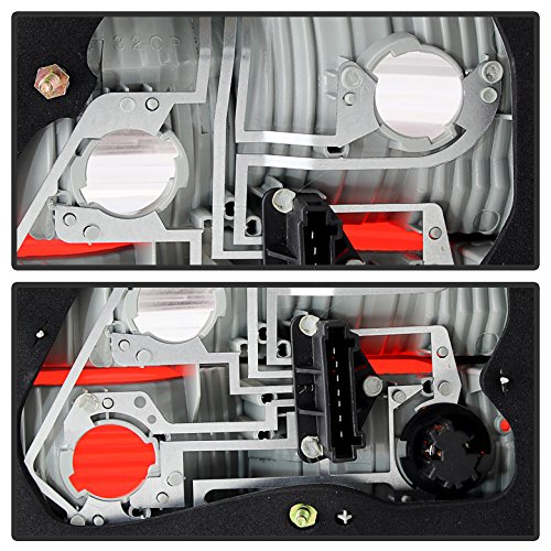 Xtune Euro Led Style Tail Light For Mercedes Benz S Class W220 00-05 - Red Clear #TOP4