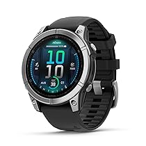 Garmin fēnix E, 47mm, Display AMOLED 1,3″, Touch e Pulsanti, 90+ App per lo Sport, Training Readiness, Mappe, RoundTrip Dinamico, Pay, Autonomia 16 giorni (Stainless Steel & Black)