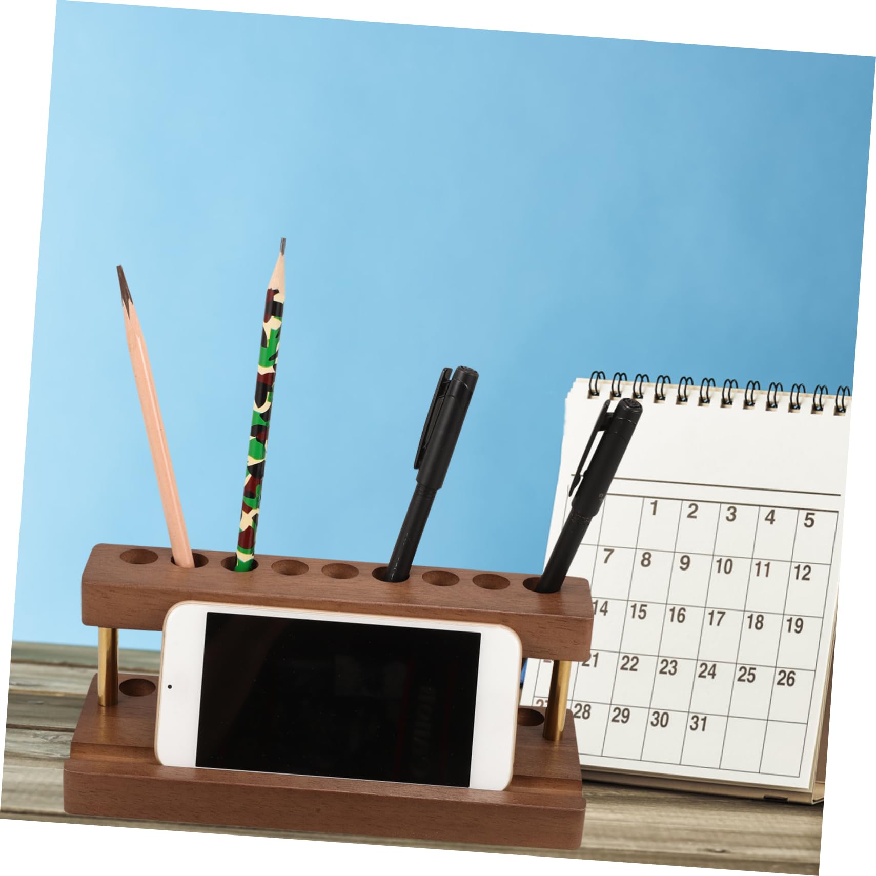 2stücke Praktischer Stift-Organizer Mit Pinselhalter Für Kreative Kunst Und Malutensilien Eleganter Tischständer Für Bleistifte Pinsel Und Farben Für Büro Und Atelier