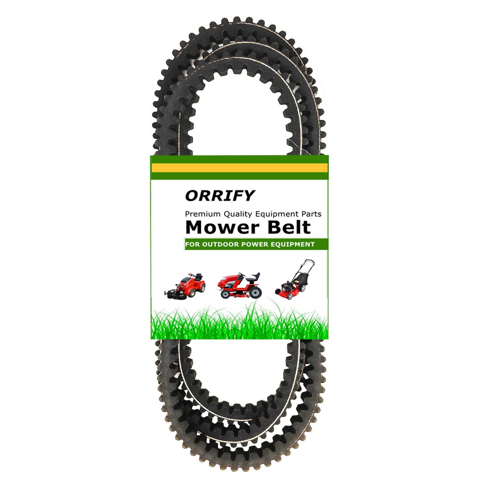 Correa dentada doble para cortacésped de 5/8 x 64.5 pulgadas para John Deere M118684 M143019 M144677 LX255 LX277 LX279 LX288 LX277AWS LX280 LX289 con 42C 11. 21.9 pulgadas. Cortacésped de