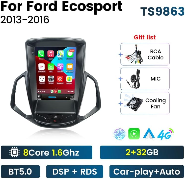 Fellostar Android 11 Car Stereo with included accessories