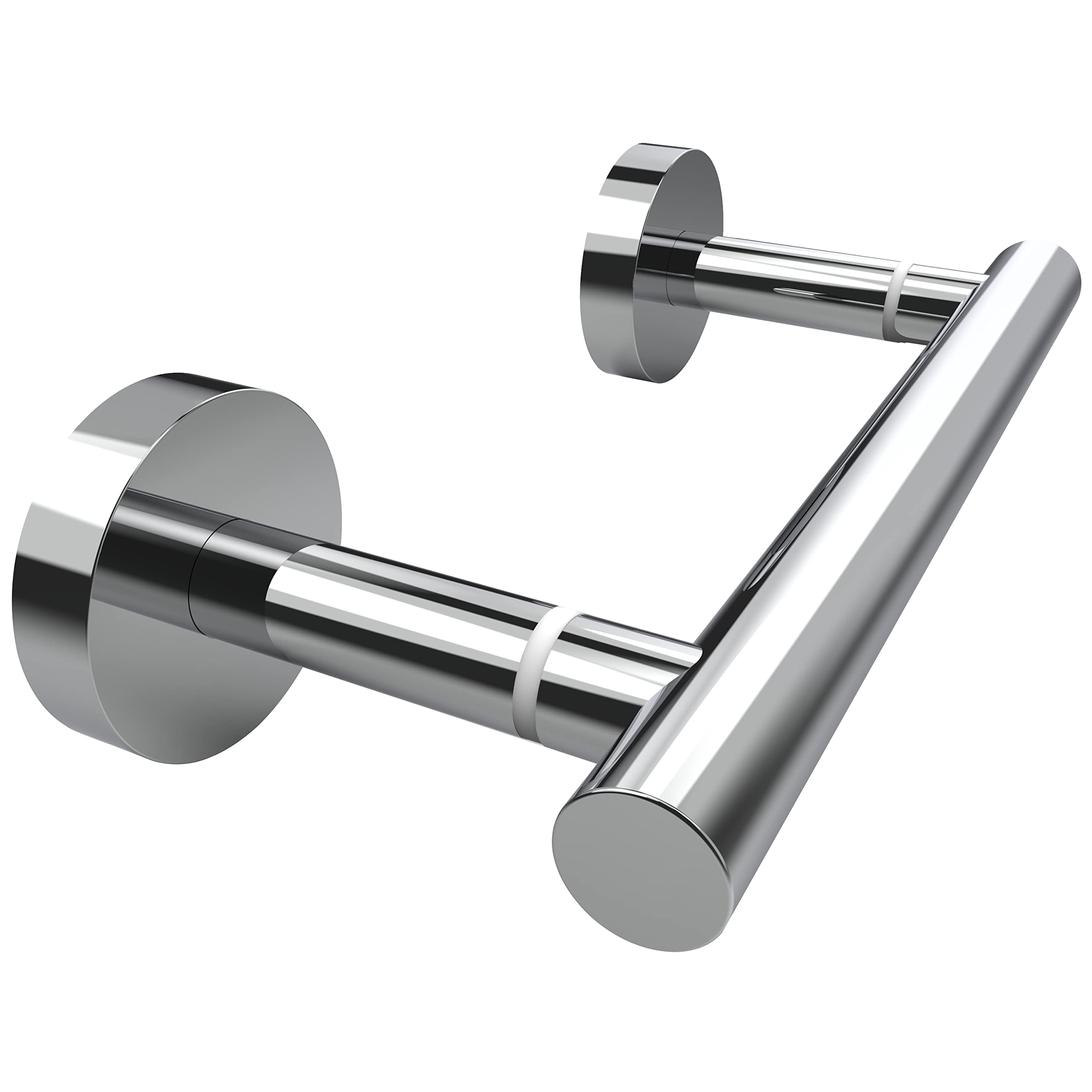 Buy Ruacq Toilet Paper Holder Polished Silver Double Post Pivoting