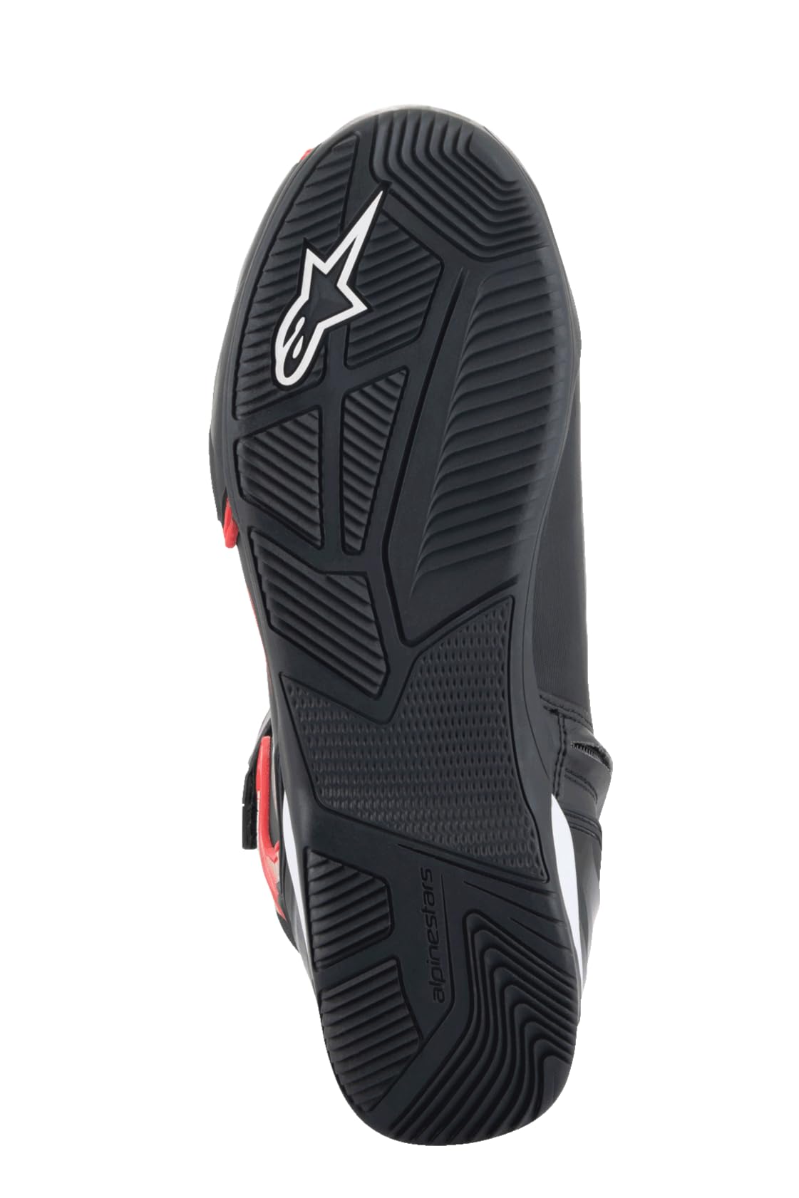 Alpinestars Superfaster Scarpe da moto, nero/rosso/bianco, 9.5