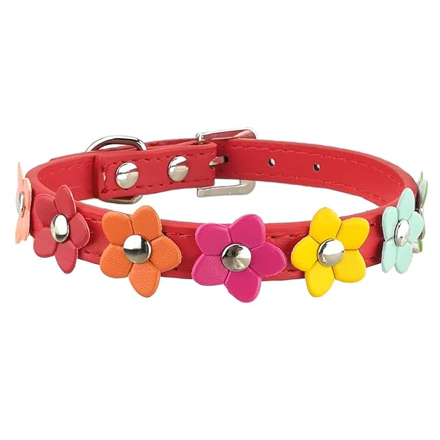 Newtensina Cuello de Perro con Estilo Collar de Perro Lindo Cuello de niña Collares de Perrito para Perros…