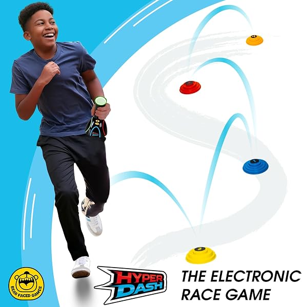 Reaction Game and Fitness in one, combines reaction agility and speed challenges, Indoor & Outdoor use, Age 6+ - 2