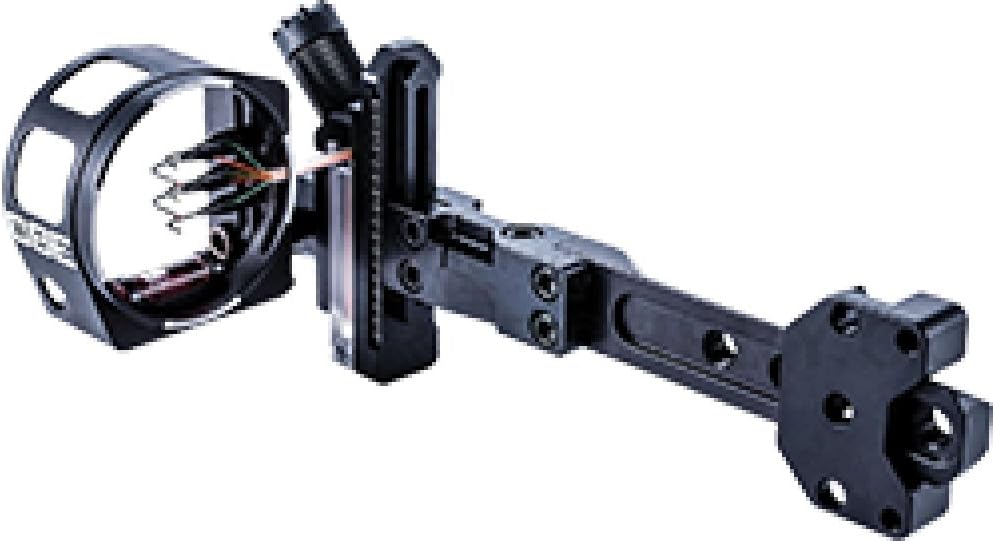 Custom Bow Equipment CBE 5 Pin .019 Sniper Pro XD Sight, Right Hand, Black