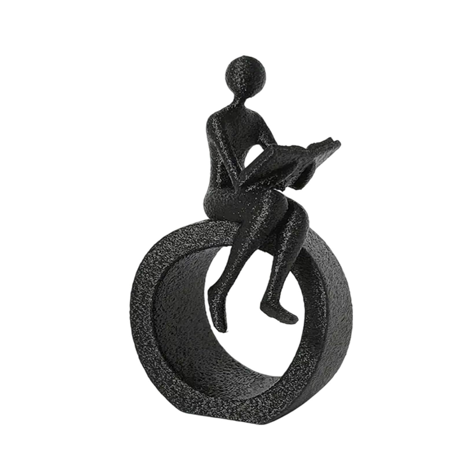 Piceioep Reading Figurines and Statues Bookshelf Decorations Objects Moderns Home Decors Collectibles Abstract Art Sculptures Bookshelf Decors Reading Statue Moderns Home Abstract Art Sculptures