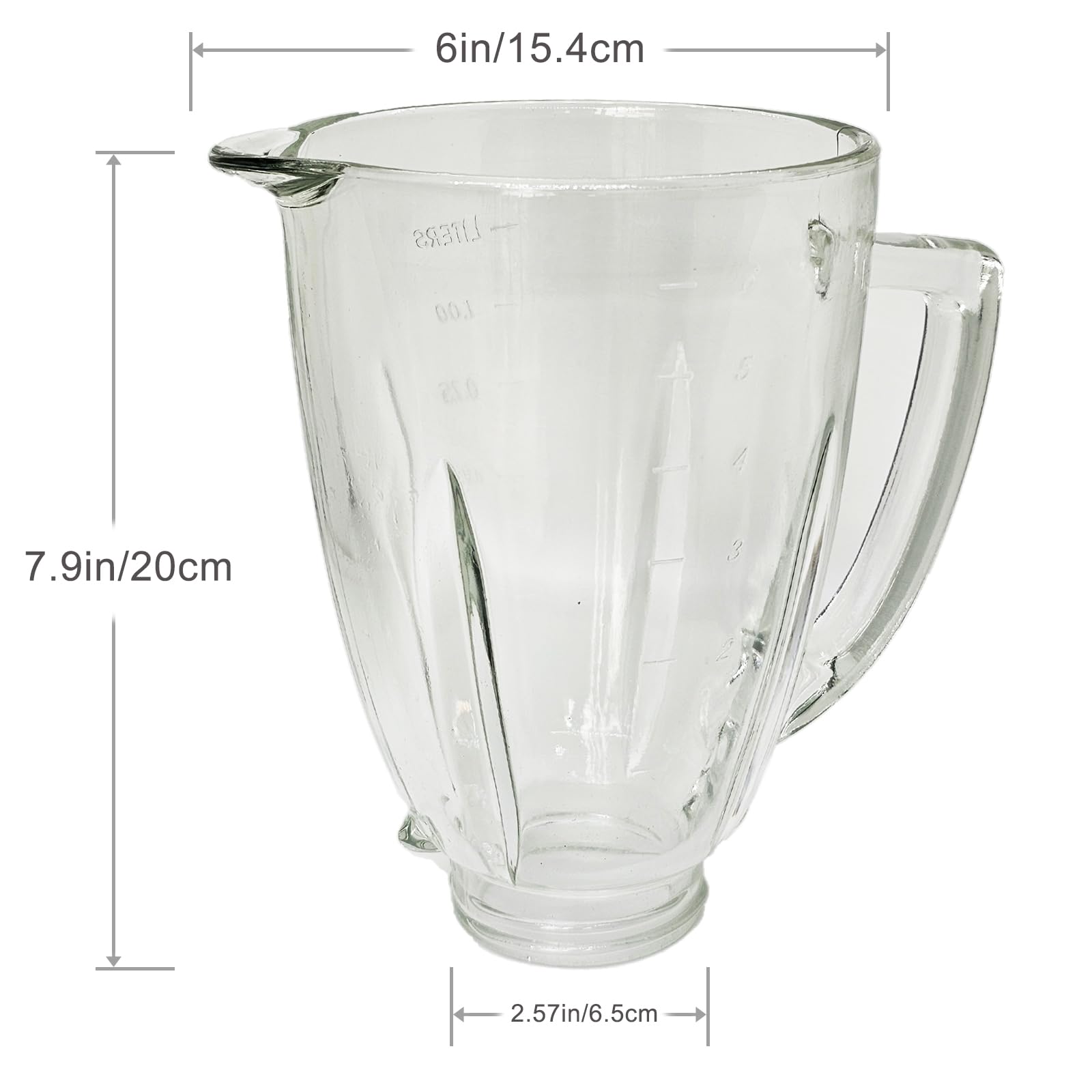 Cup Blender Glass Jar With Blade Blender Replacement Parts