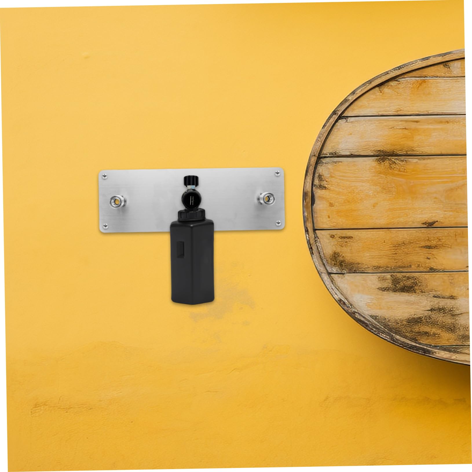 Soporte de Pared para Boquilla de Hidrolavadora de Acero Inoxidable | 1 Juego, Plata, para Conexión Rápida de 1/4 Pulgadas, Almacenamiento Seguro y Montaje sin Herramientas