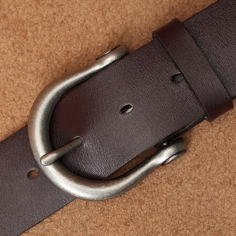 JSEIAJB Belt Men's Genuine Leather Buckle Belt Men's Casual And Versatile Jeans Belt3