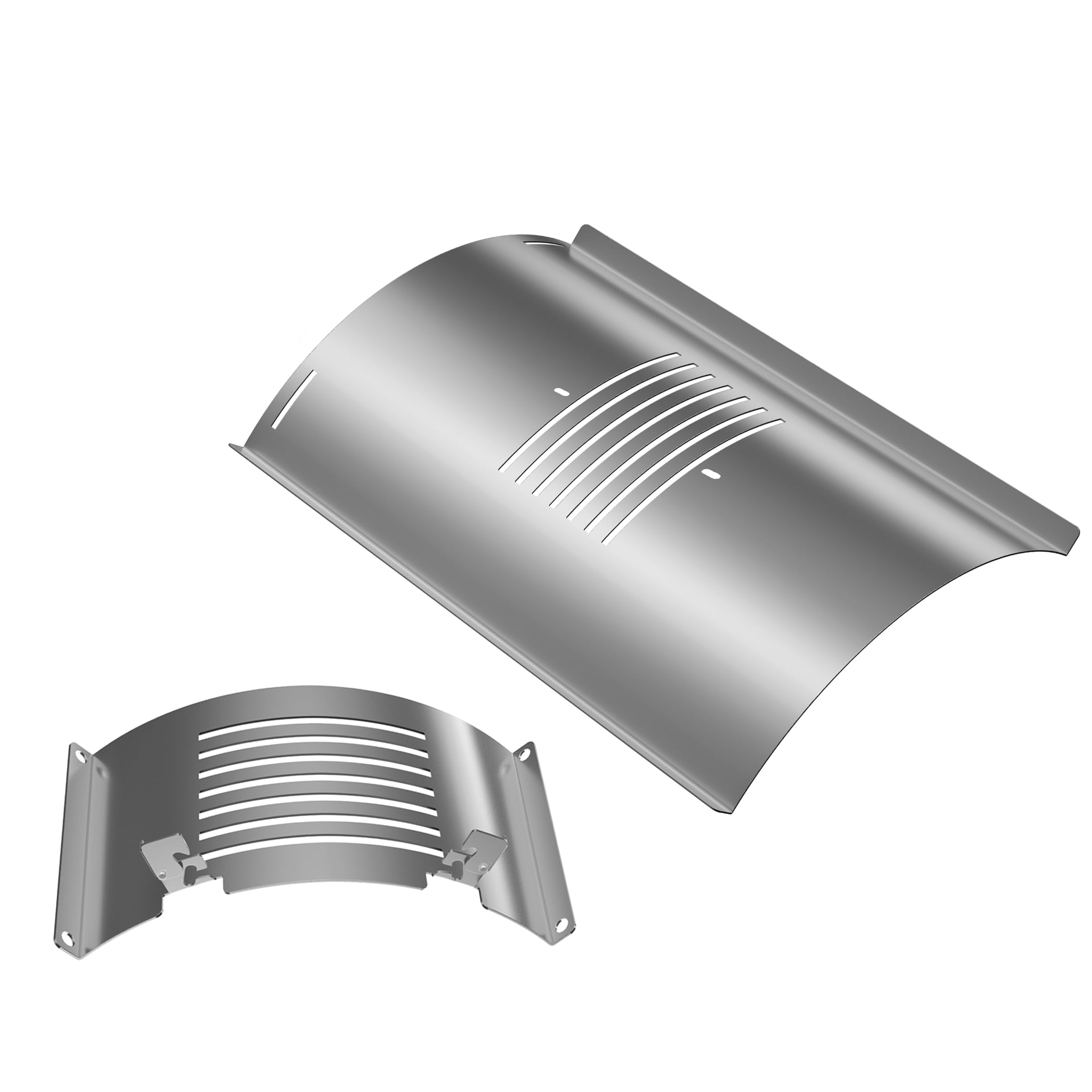 Flame Broiler Slide Cover and Bottom for Pit Boss Replacement Parts in PB700 Series Pellet Grills -PB700FB, PB1000PL(Laredo1000) ect. & Heat Deflector/Diffuser for Pit Boss Pellet Smoker Accessories