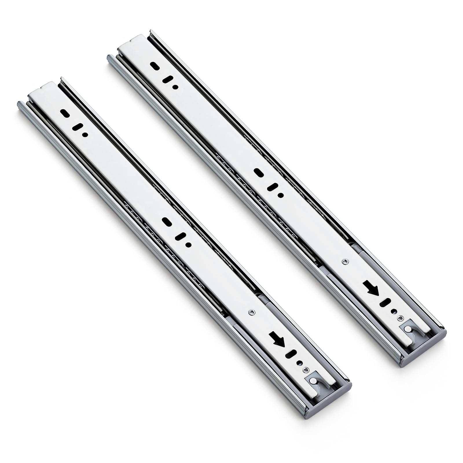 Ravinte Silver Soft Close Drawer Slides 14 Inch 10 Pairs 20 Pack
