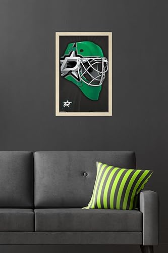 Miniatura 89 de Trends International NHL Dallas Stars - Póster de pared con máscara 16, 22.375 x 34 pulgadas, versión enmarcada en negro Versión con marco negro
