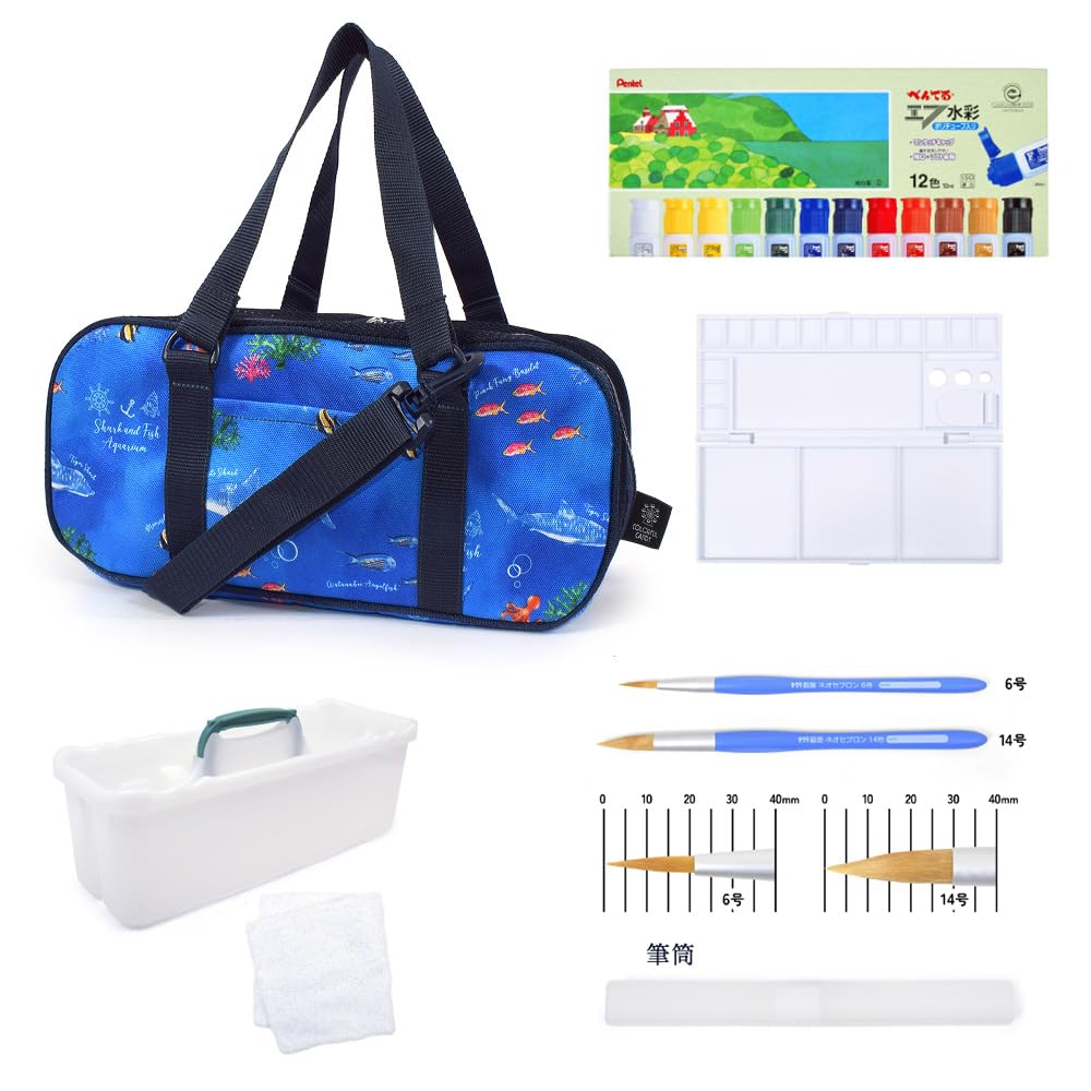 Amazon.co.jp: COLORFUL CANDY STYLE 画材・絵の具セット (ぺんてる