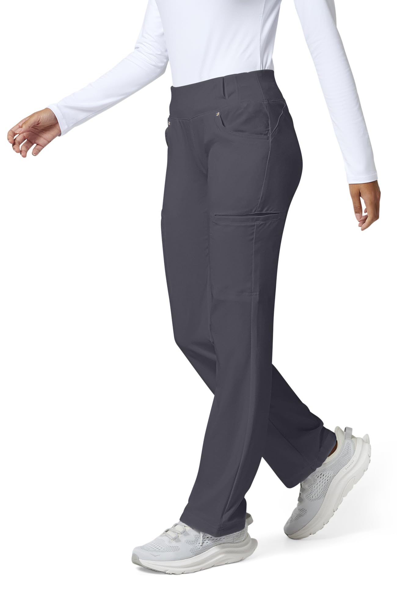 Cherokee Damen Medizinische Schlupfhose Iflex Mid Rise Straight Leg Schlupfhose