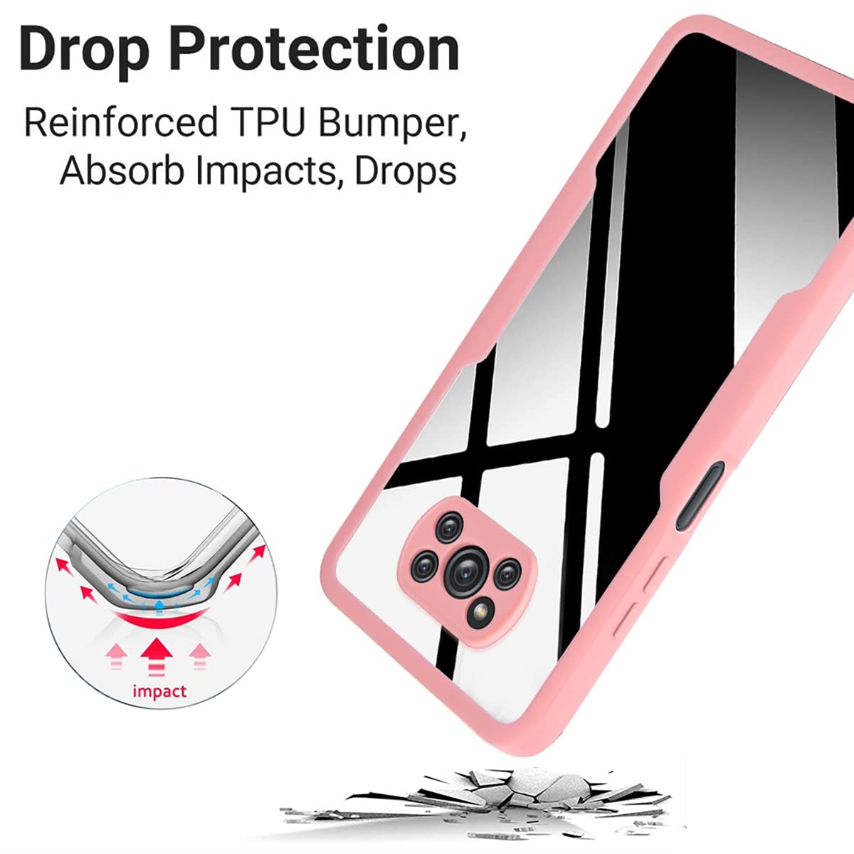 GOKEN Vetro Sfumato Cover per Xiaomi Mi 12T PRO, Cover con Schienale in Vetro temperato + Cornice Paraurti in Silicone Morbido, AntiGraffio Custodia Protettiva Case (3