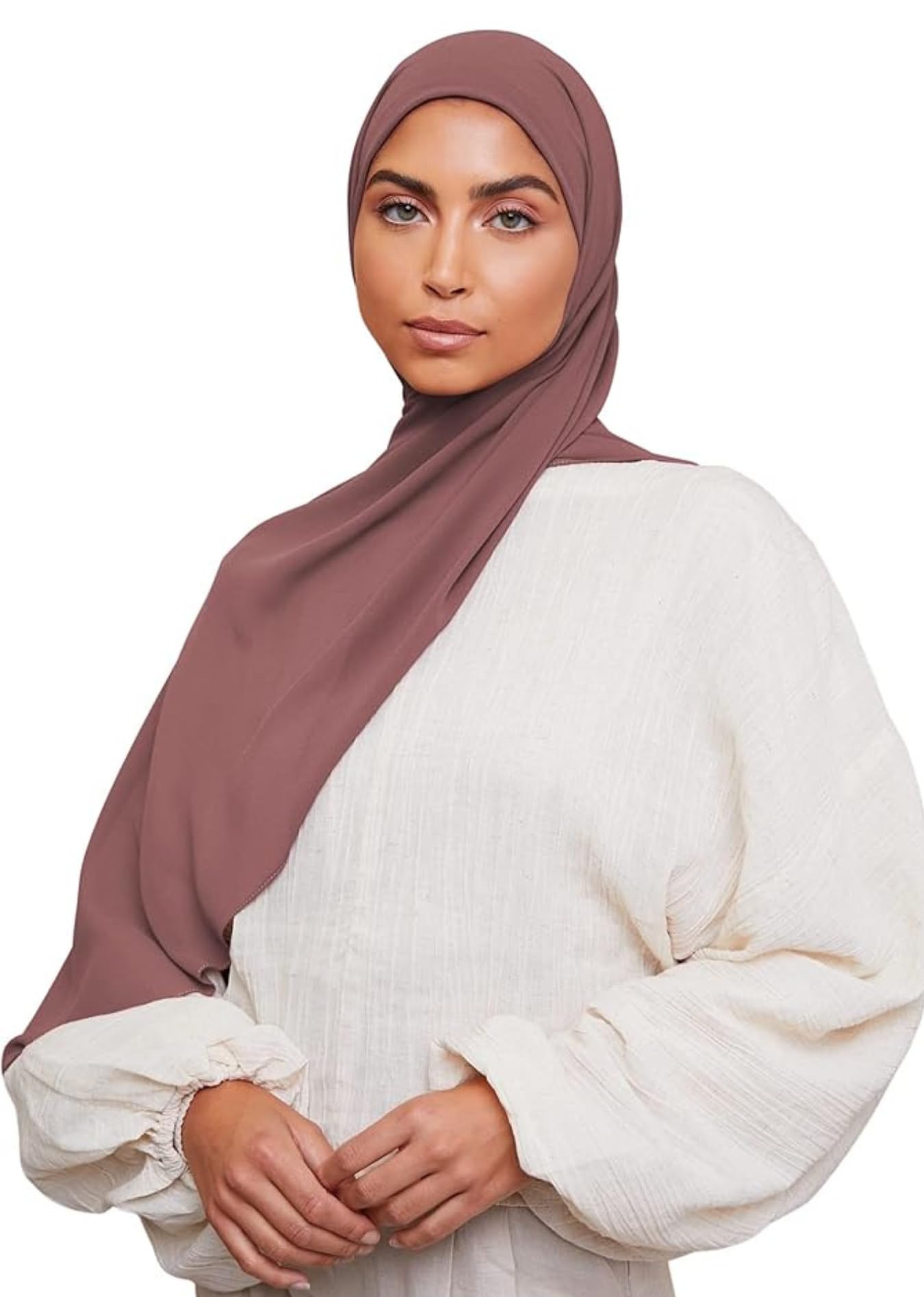 VOILE CHIC Premium Chiffon Hijab Scarf for Women - Non-Slip Islamic Head Scarf Wrap Hijabs