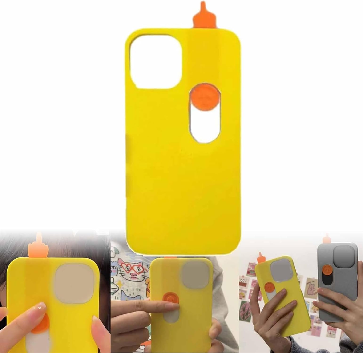 Cell Phone Middle Finger Phone Case 3d Printed Sliding Middle