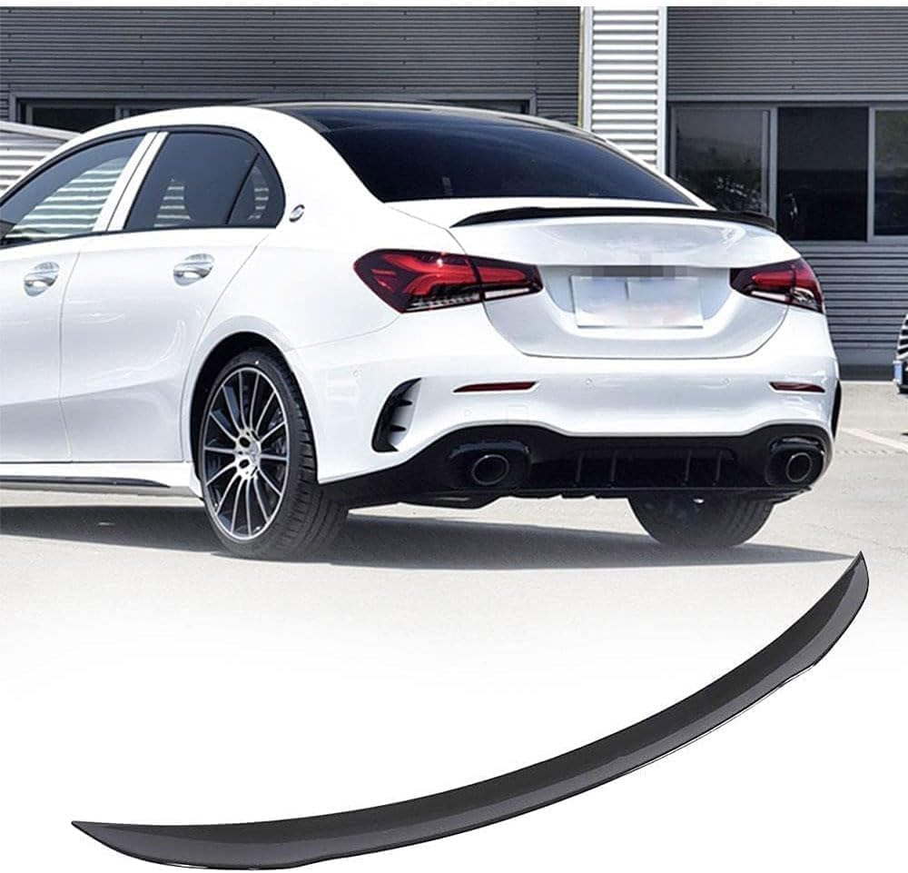 Zjlgs Light Car Rear Spoiler For Benz A-Class W177 V177 A160 A180 A200 A220 A250 A35 Amg Saloon 2019, Rear Tailgate Roof Spoiler Wing Replacement Rear Roof Spoiler Rear Trunk Spoiler