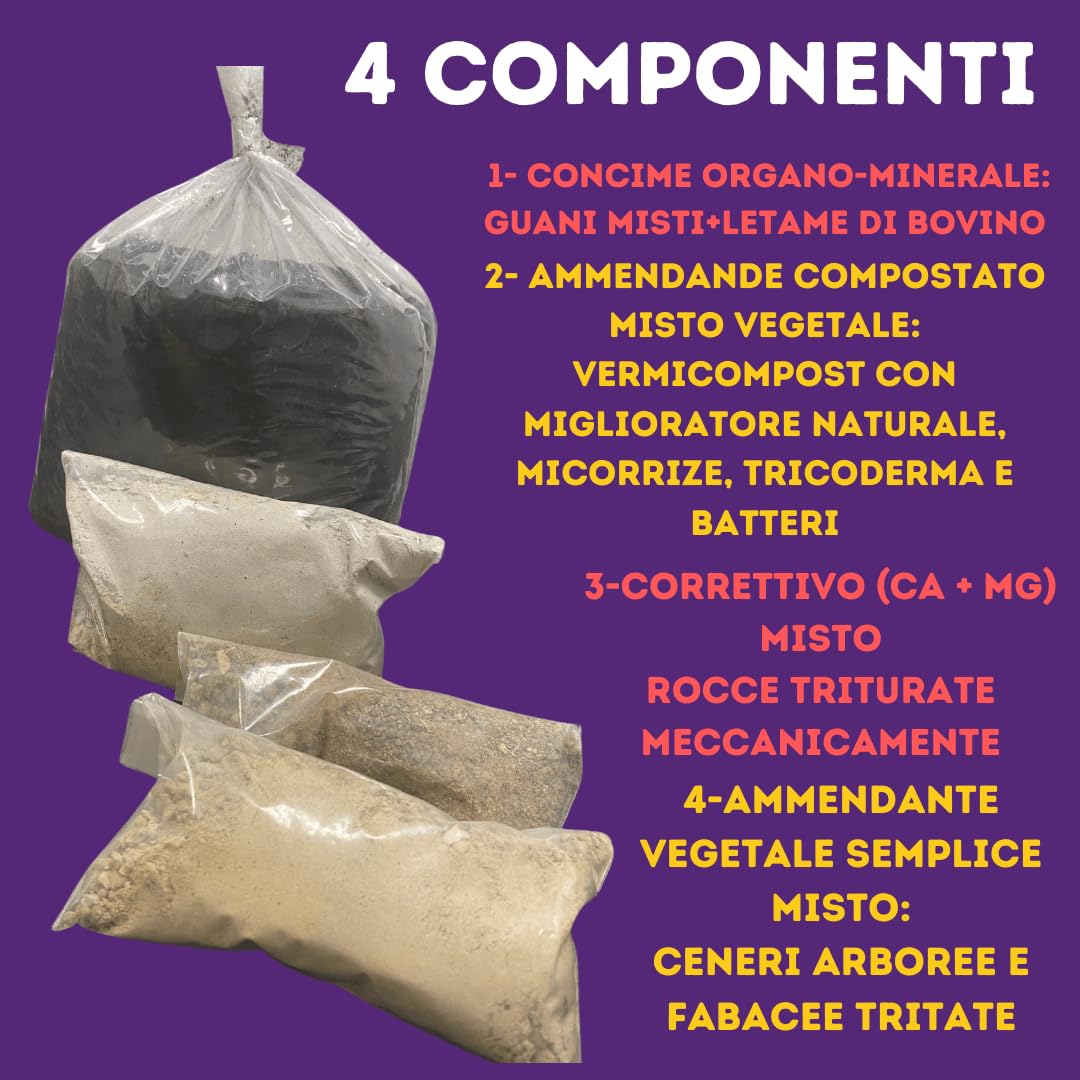 Supersoil 4 componenti | Dogma Organics (EXTRA SMALL 1,2 Kg)