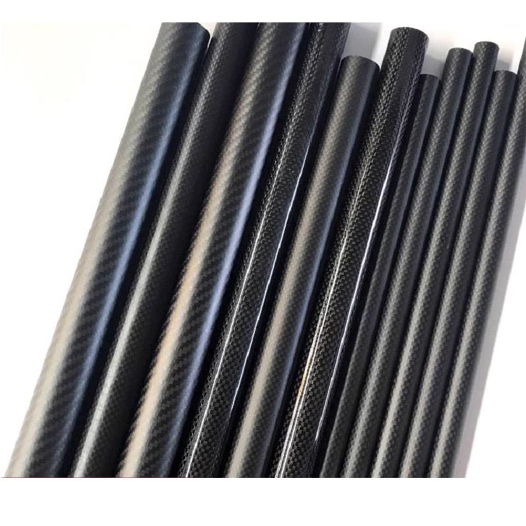 Tube en fibre de carbone, Tube en Fiber de carbone 3K, 5, 6, 7, 8, 9, 10mm, haute résistance, longueur 1000mm, for bras de Machine de Protection des plantes, 1 pièce(Twill Matte,6x5x1000mm 1