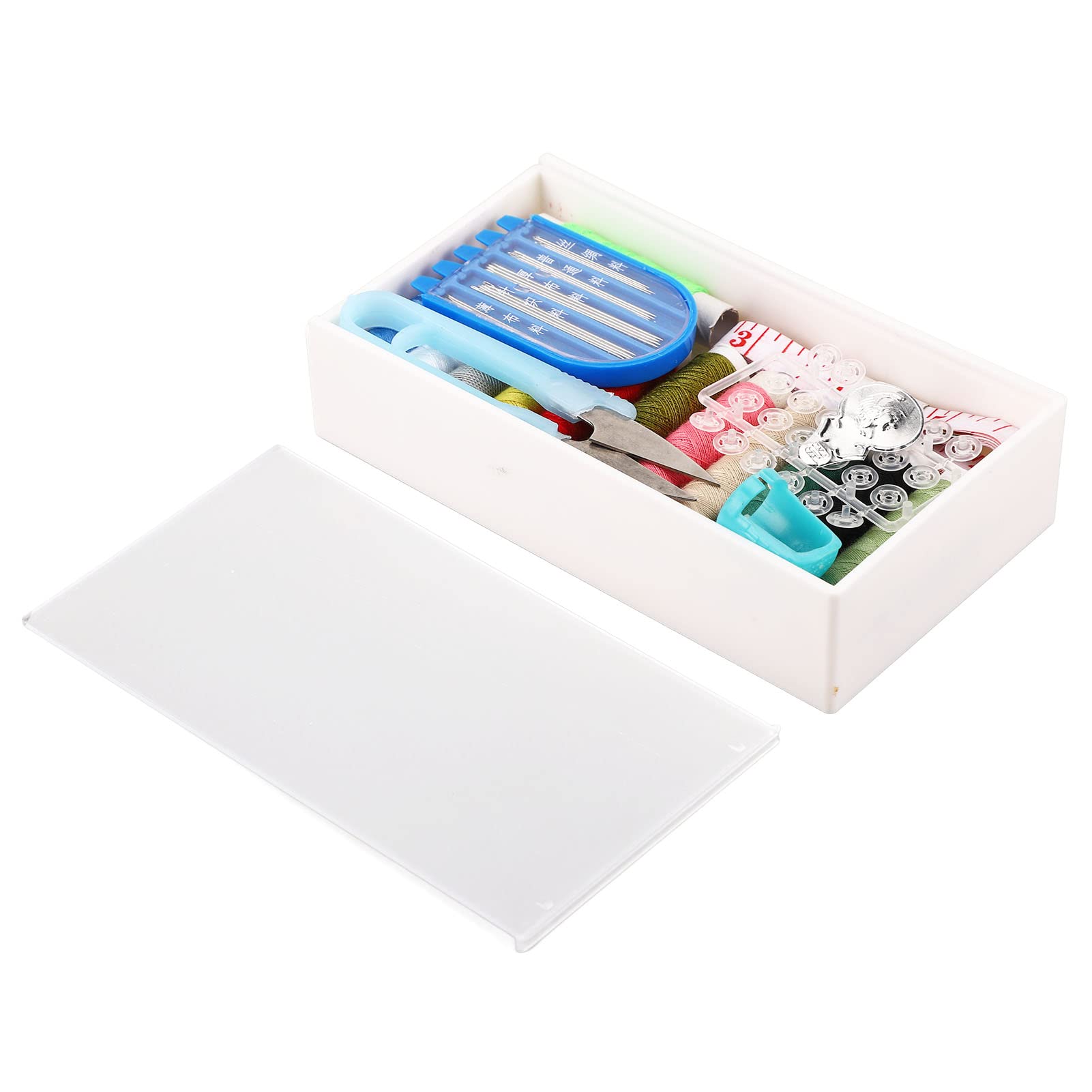 Sewing Box Set, Portable Sewing Kit Rich Tools Sturdy Durable for Craft for Home for Travel