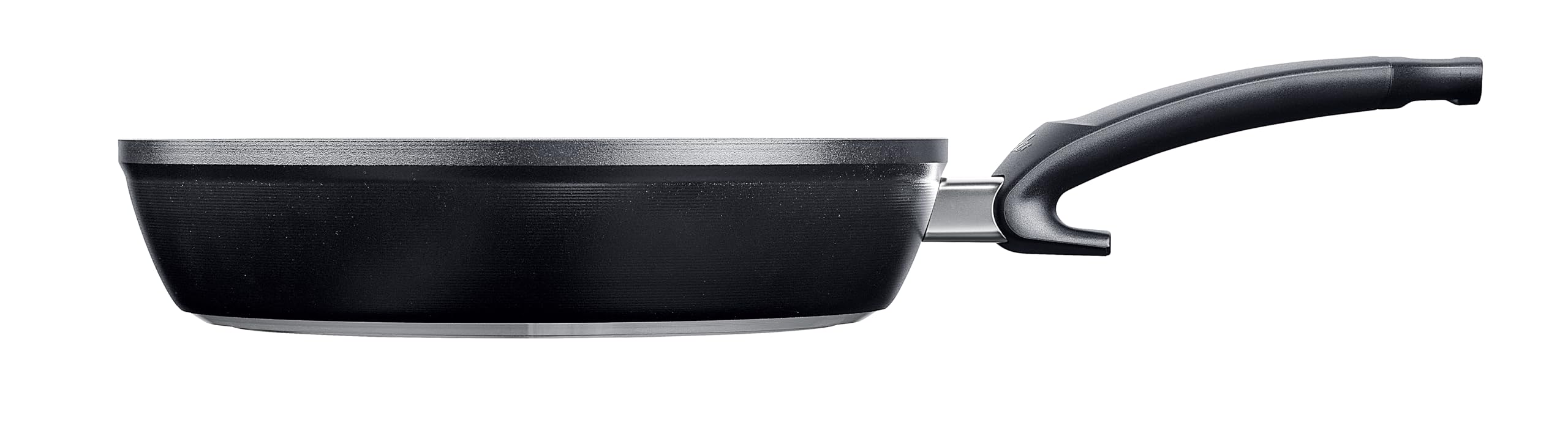 Fissler Ceratal Classic Orbit Black Padella in alluminio, con rivestimento in ceramica, diametro da 28 cm, antiaderente, per piani cottura a induzione