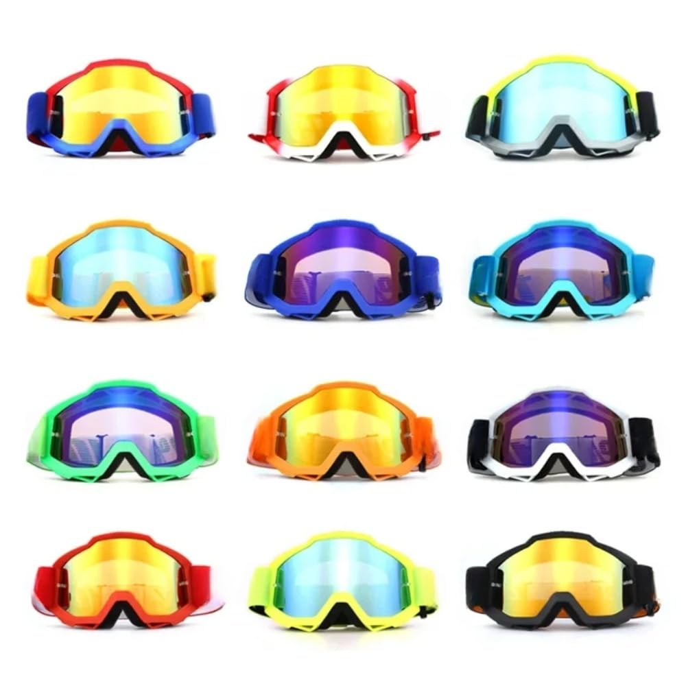 Occhiali Moto Occhiali da sole Occhiali da moto Occhiali da esterno Occhiali da motocross Occhiali da casco da moto Occhiali da sole Occhiali da ciclismo