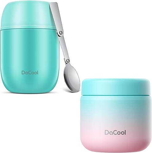 DaCool Termo de alimentos de 16 onzas para niños, 13.5 onzas