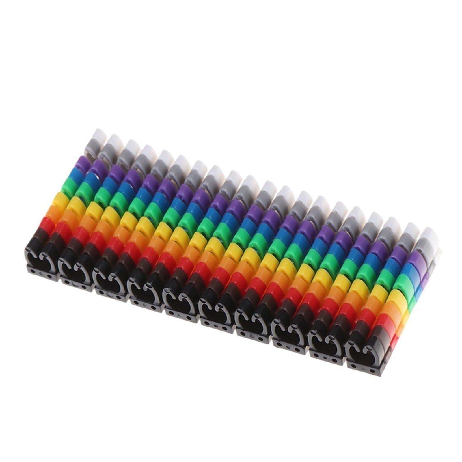 Etiquetas Para Cables 150 etiquetas de identificación cable colores tipo C(1.5mm)