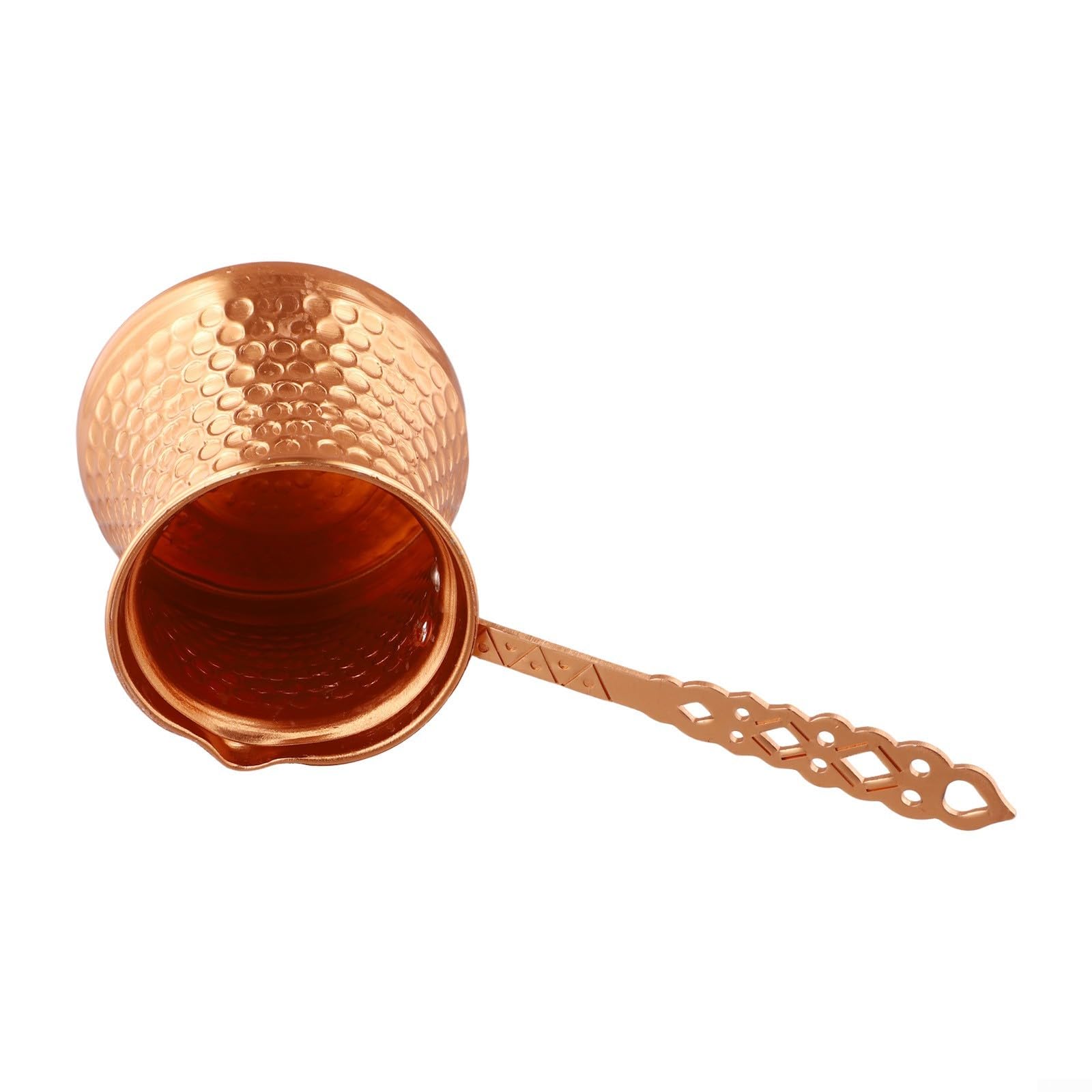 Caffettiera turca in rame, caffettiera da 320 ml, caffettiera riscaldata per caffetteria Cezve, hotel, sale da caffè